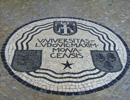 Wappen am Fußboden des LMU-Hauptgebäudes